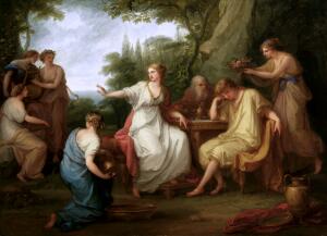 The Sorrow of Telemachus by Angelika Kauffmann